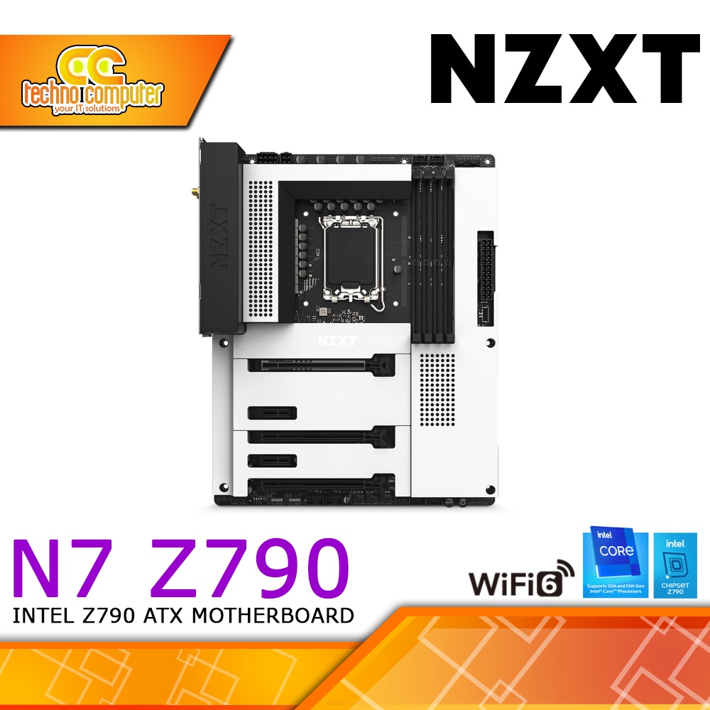 Jual MOTHERBOARD NZXT N7 Z790 White Cover - ATX, LGA1700, Z790, DDR5 ...