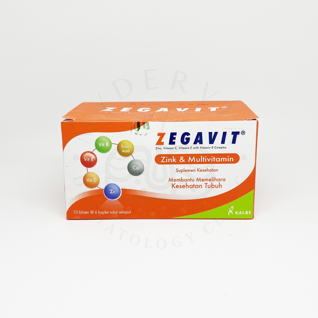 Jual ZEGAVIT ZINK & MULTIVITAMIN SUPLEMEN KESEHATAN - PER STRIP ...