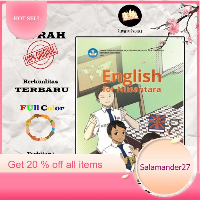 Jual BUKU SEKOLAH Englih For Nusantara - Bahasa Inggris Kelas 7 SMP ...