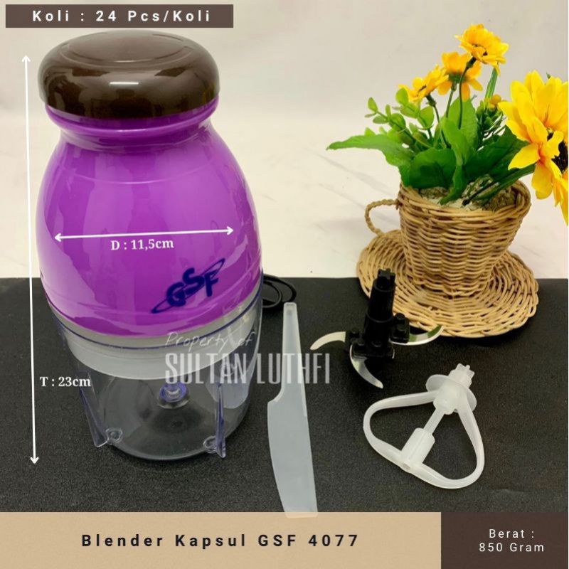 Jual blender kapsul gsf 4077 free packing blender capsule quartet gsf 4077 Shopee Indonesia