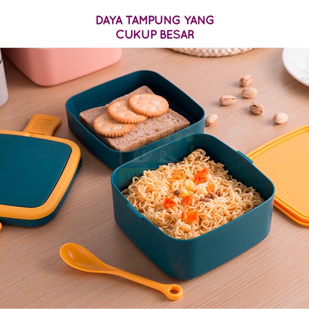 Jual [ 100% TEBAL + FREE SENDOK ] DIKEDAIKU Kotak Tempat Makan 2 ...