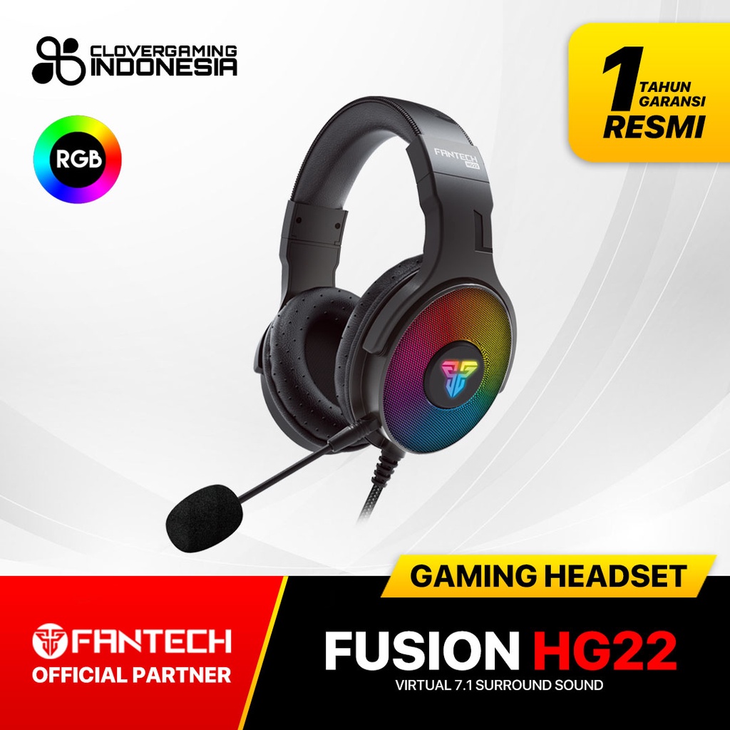 Jual Fantech FUSION HG22 RGB 7.1 Surround Sound HG 22 HG 22