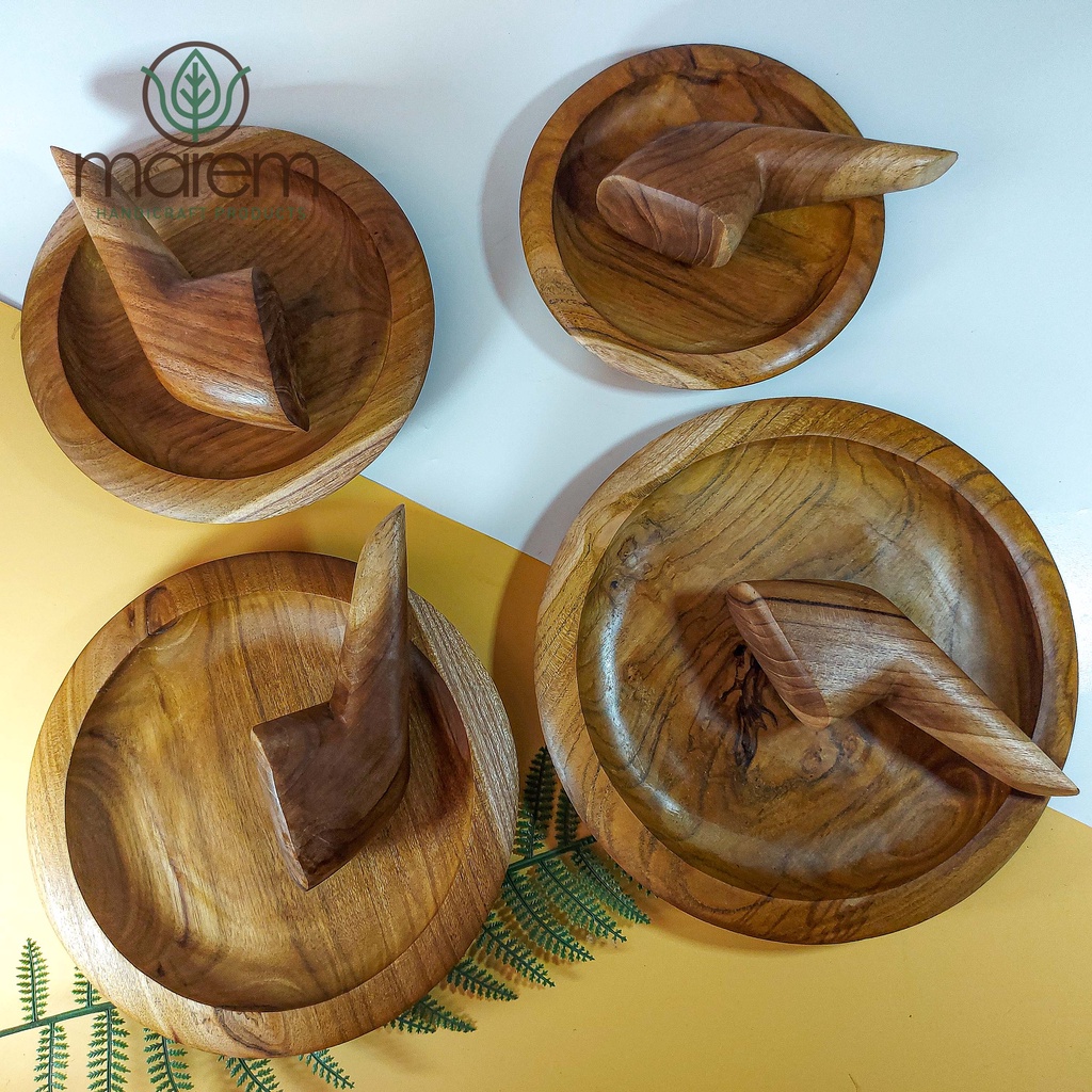 Jual COBEK COWET COWEK KAYU JATI + ULEKAN MURAH TERBAIK | Shopee Indonesia