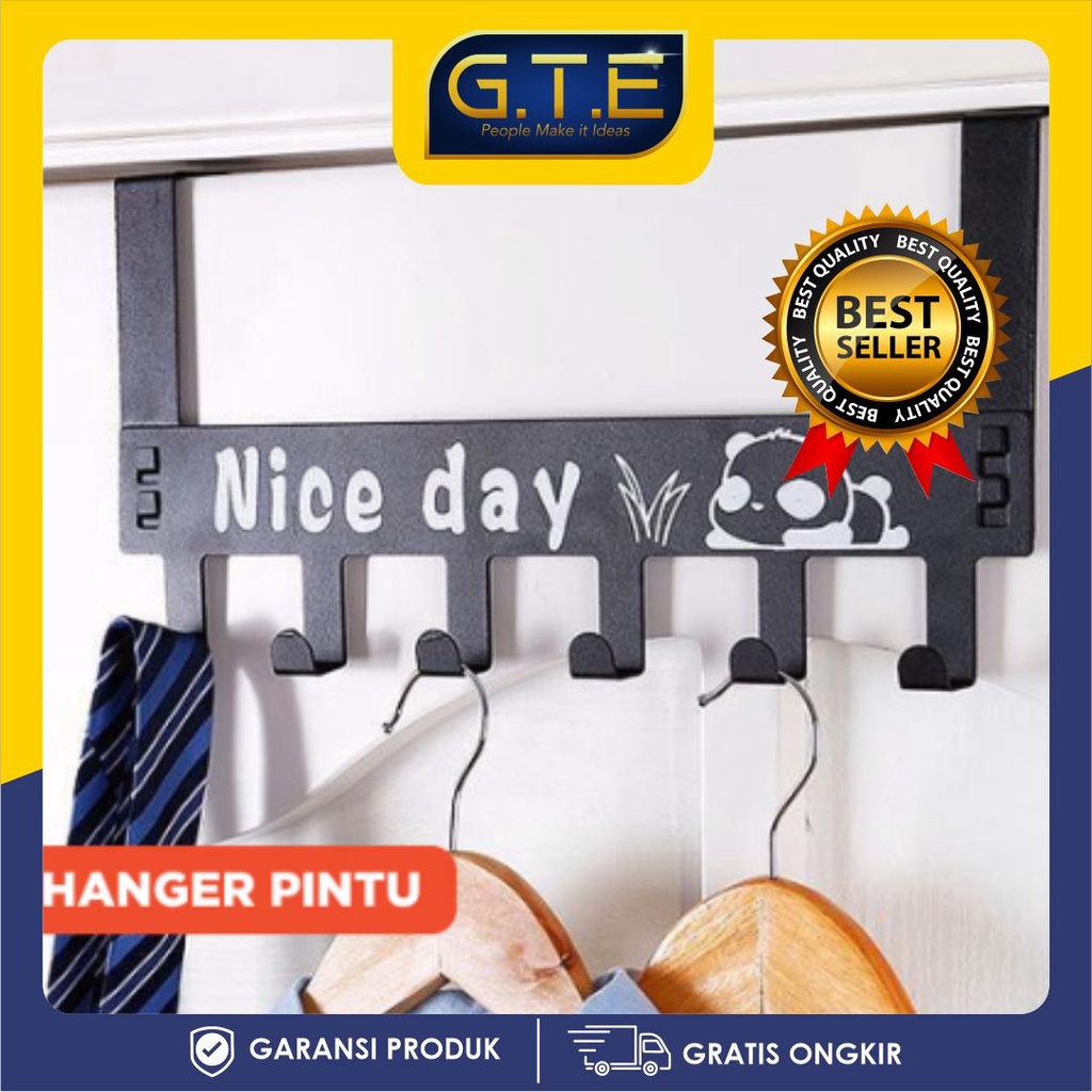 Jual GTE | Gantungan Baju 6 Hook Nice Day / Gantungan Baju 6 Kait ...