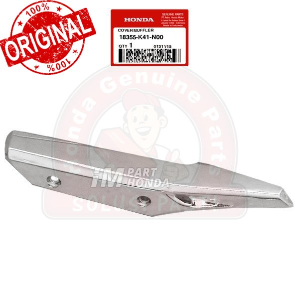 Jual `Original !! Cover Tameng Tutup Knalpot New Supra X 125 Fi 18355 ...
