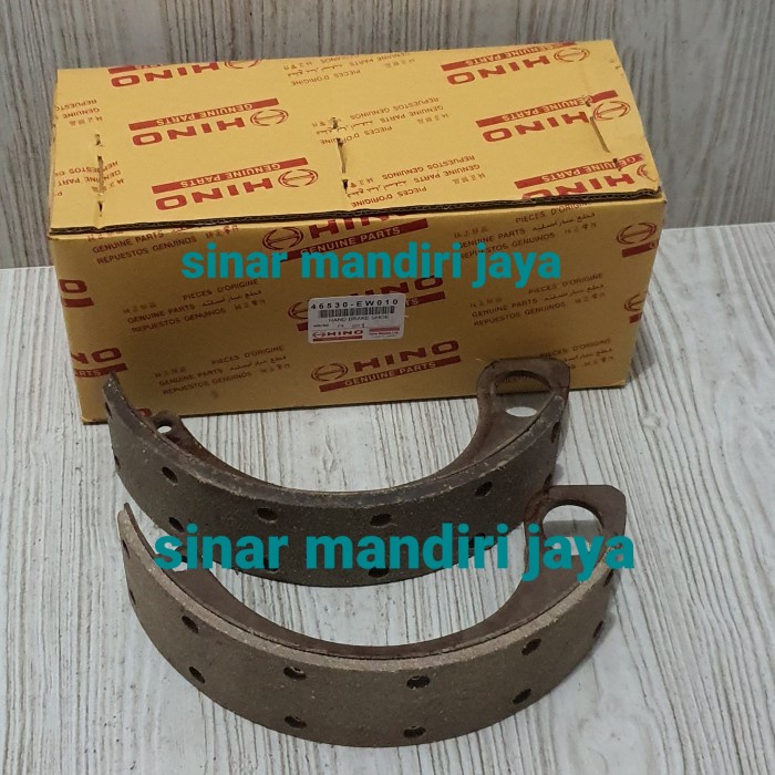 Jual Hand Brake Shoe Kampas Rem Tangan Hino Atau Fuso Ganjo Ps Asli Kode Shopee