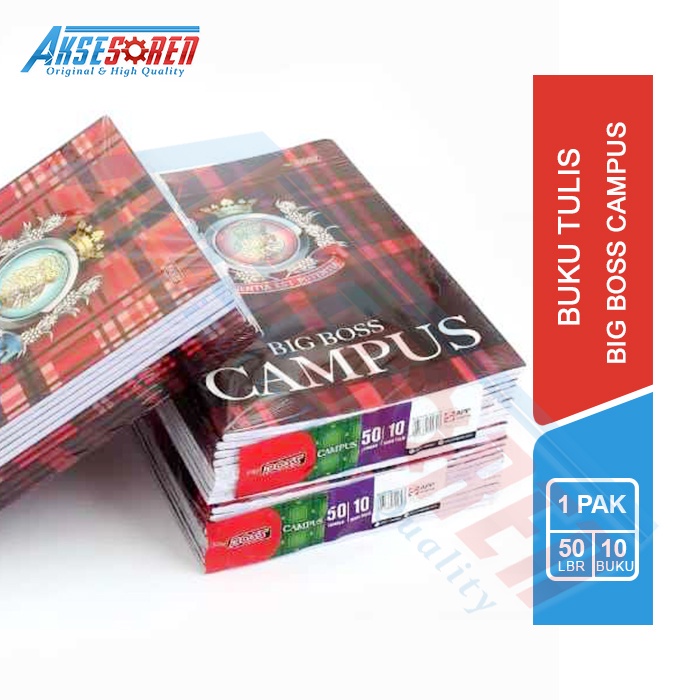 Jual Buku Tulis Big Boss Campus 1 Pack [50 Lembar] Buku Kampus