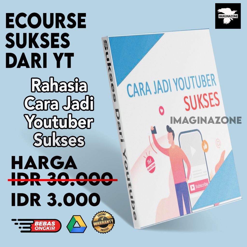 Jual PELUANG USAHA ANAK MUDA MILENIAL KEKINIAN SUKSES DARI YOUTUBE 1.0