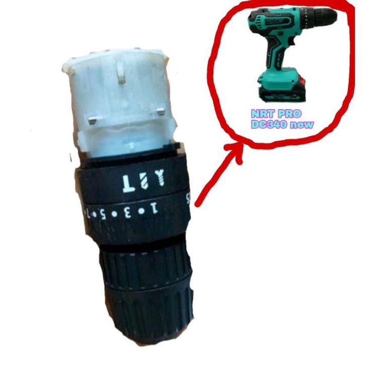 Jual DG00 GEAR BOX+Chuck Impact 10mm NRT PRO DC 340 Original(Single