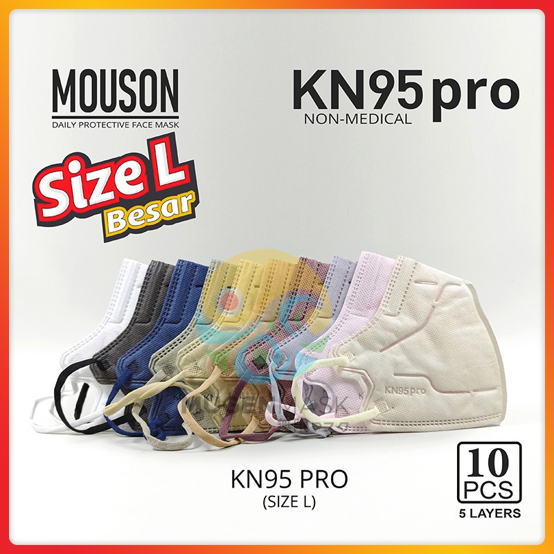 Jual Masker Mouson KN95 Pro Masker Non Medis Sekali Pakai | Shopee ...
