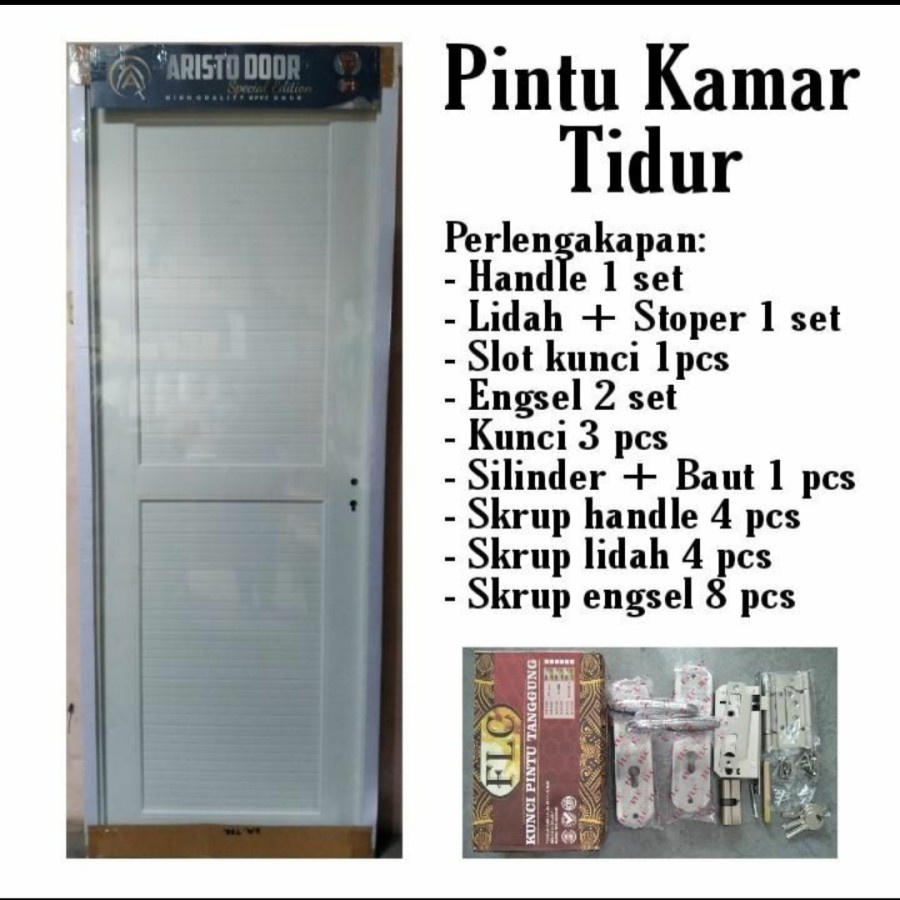 Jual TERMURAH PINTU KAMAR UPVC ARISTO 80 X 210 CM | Shopee Indonesia
