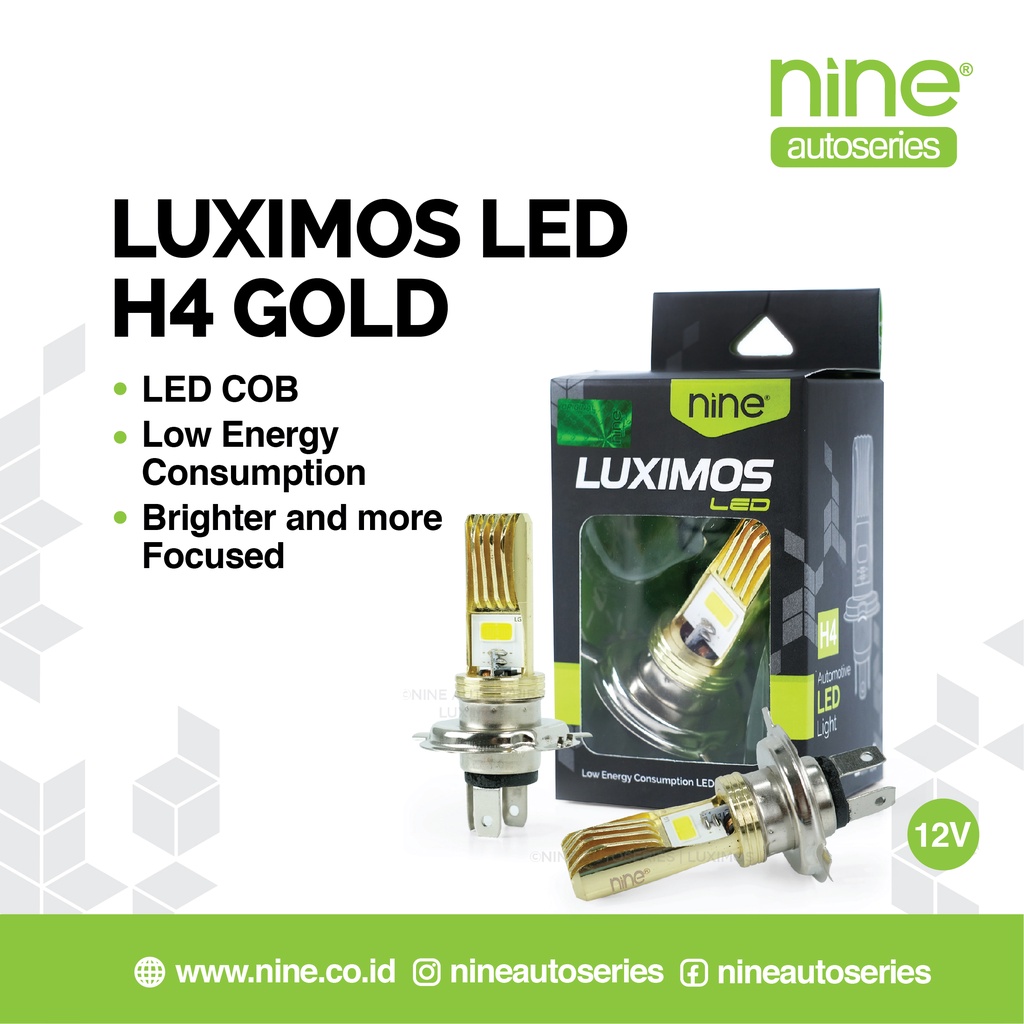 Jual Lampu Utama Depan Motor Bebek Matic Led H Nine Luximos Ac Dc