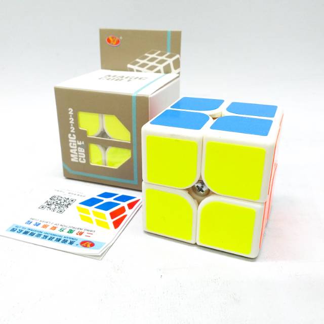 Jual Gramedia Surabaya Strak Rubik Youngjun 2x2 Dasar Putih