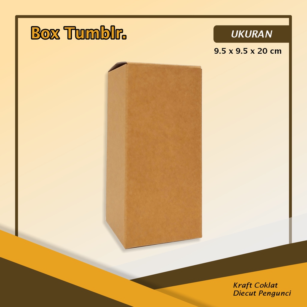 Jual Kardus/Box - Box Tumblr - Ukuran 9,5 x 9,5 x 20 cm Botoltumblr ...