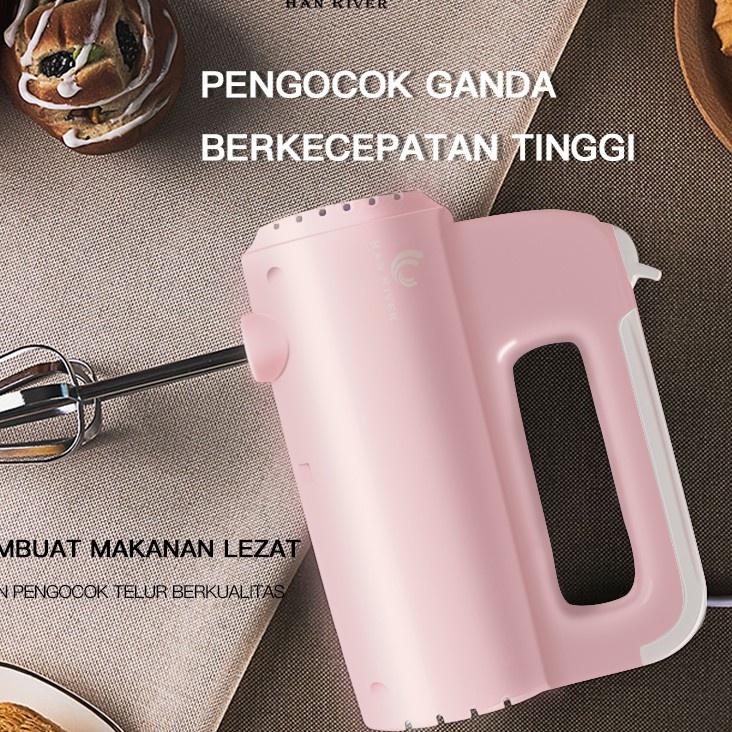 Jual Promo Hand Mixer Kue Hanriver Mixer Mini Pengocok Telur Adonan