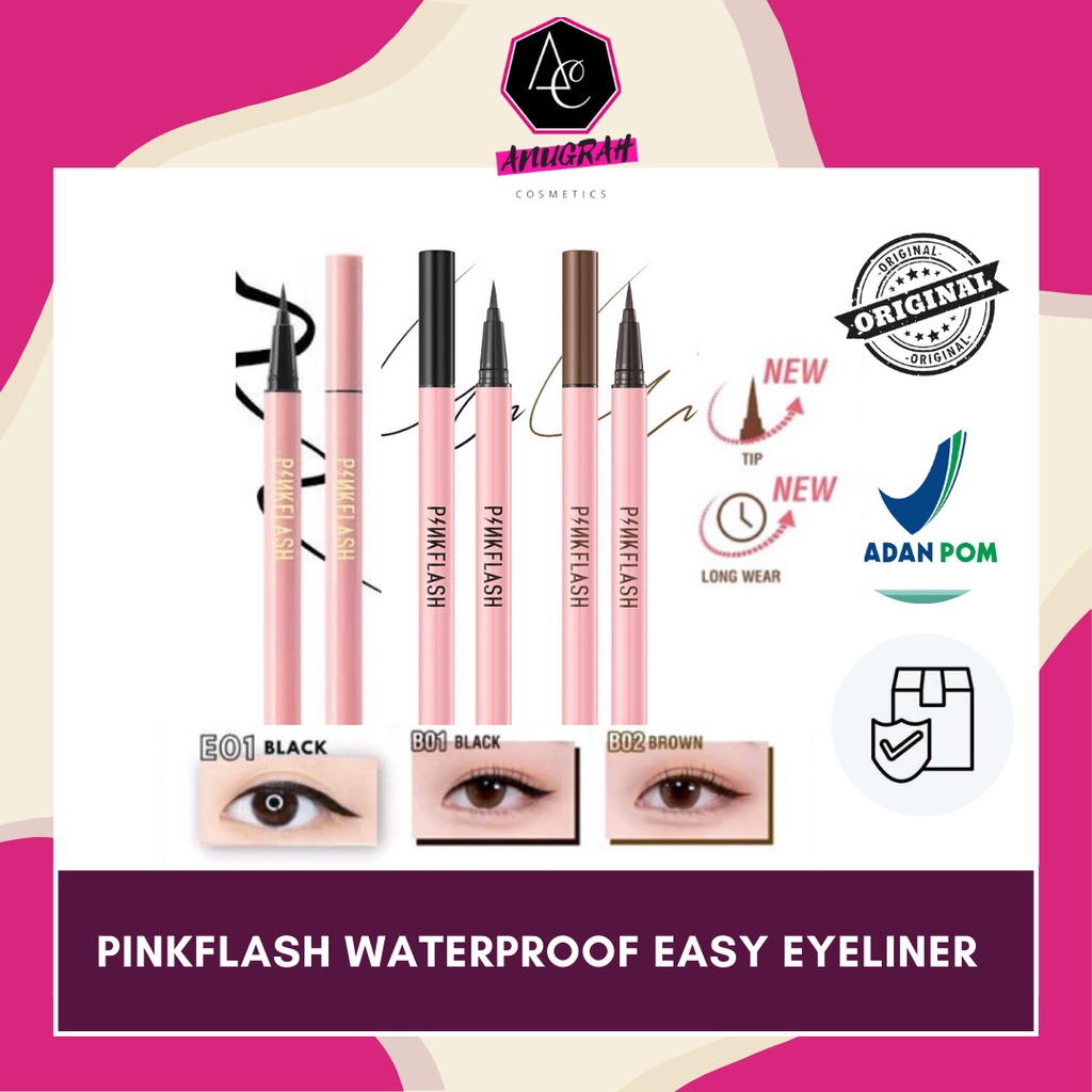 Jual Pinkflash Waterproof Easy Eyeliner Shopee Indonesia 