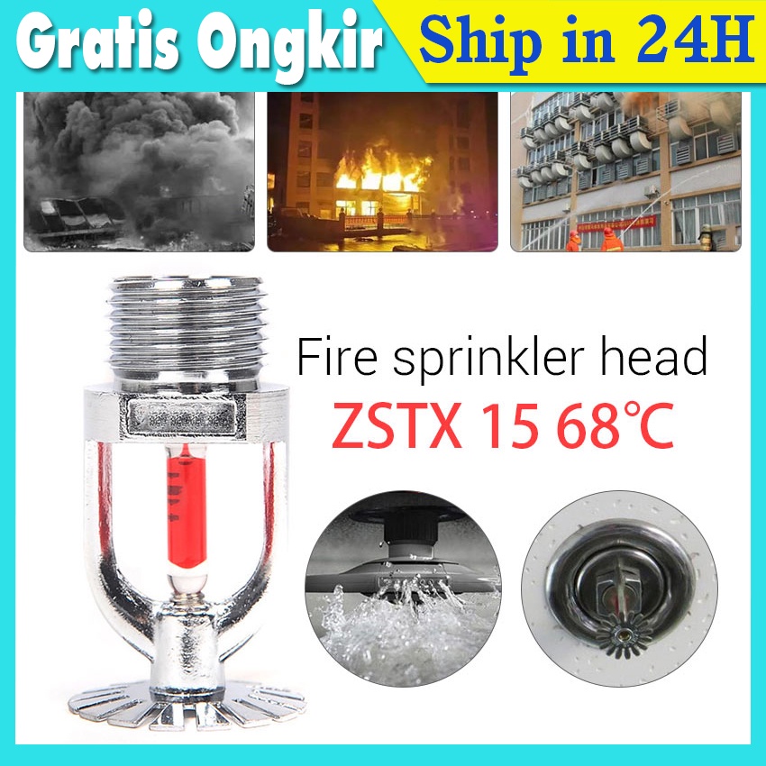 Jual Fire Sprinkler Pendent Propendant Alat Pemadam Spray Sprinkler 68 ...