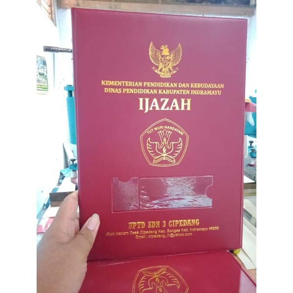 Jual Sampul/Map Ijazah Isi 4 Lembar (2kiri 2kanan) | Shopee Indonesia