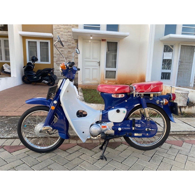 Jual Honda C70 C 70 Pispot Tahun 1971 Asli Biru Istimewa Shopee Indonesia