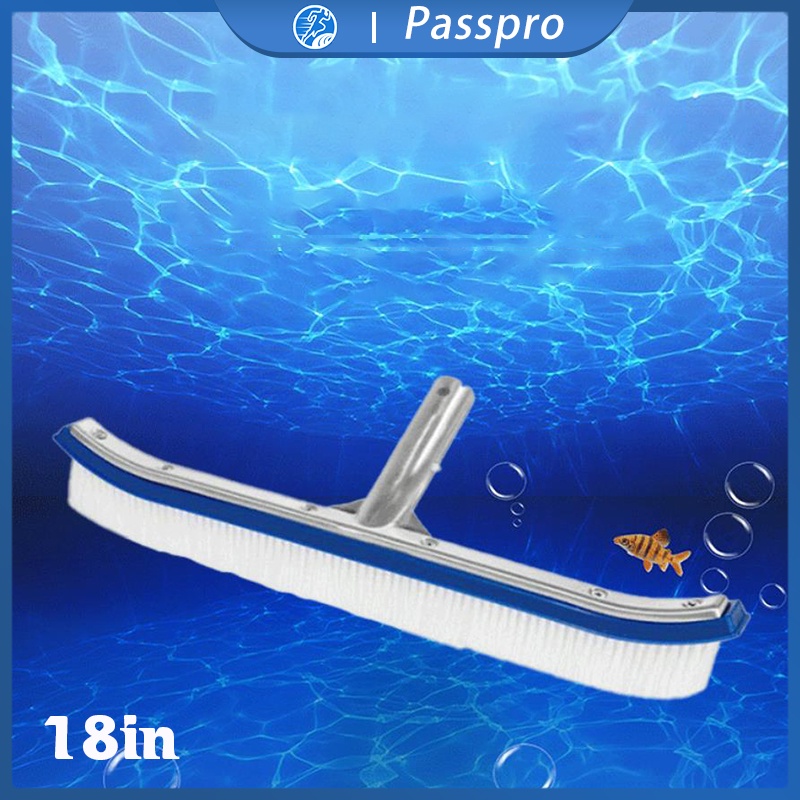 Jual Brush Kolam 18 Inch Pool Brush Sikat Kolam Renang Gagang Metal