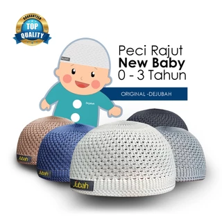 Dejubah - Peci Rajut Bayi (USIA 0-3 TAHUN) Elastis Super Premium