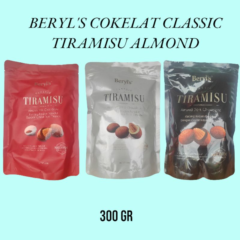 Jual Beryl S Cokelat Classic Tiramisu Almond 300 Gr Shopee Indonesia