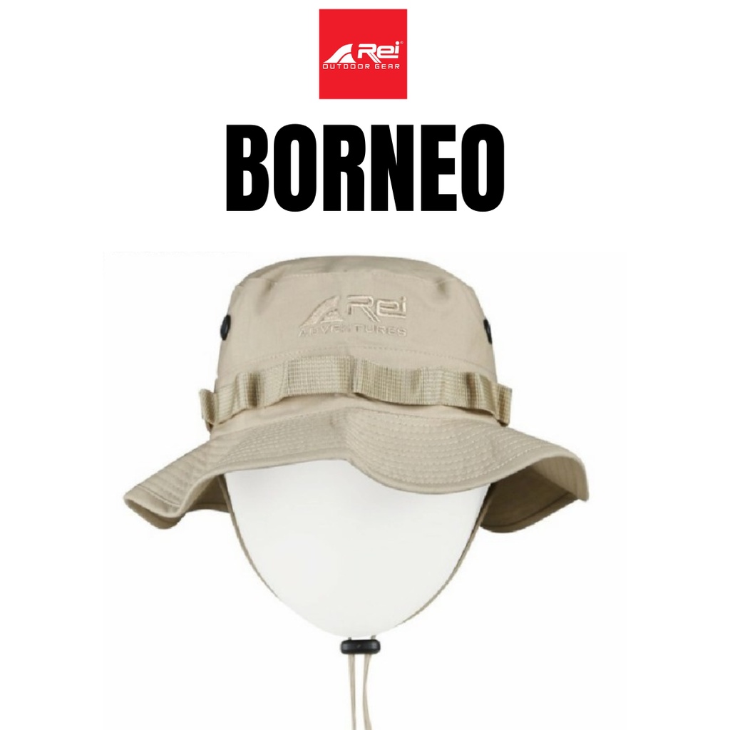 Jual Rei Topi Rimba / Jungle Hat Pria Borneo Arei Outdoorgear | Shopee ...
