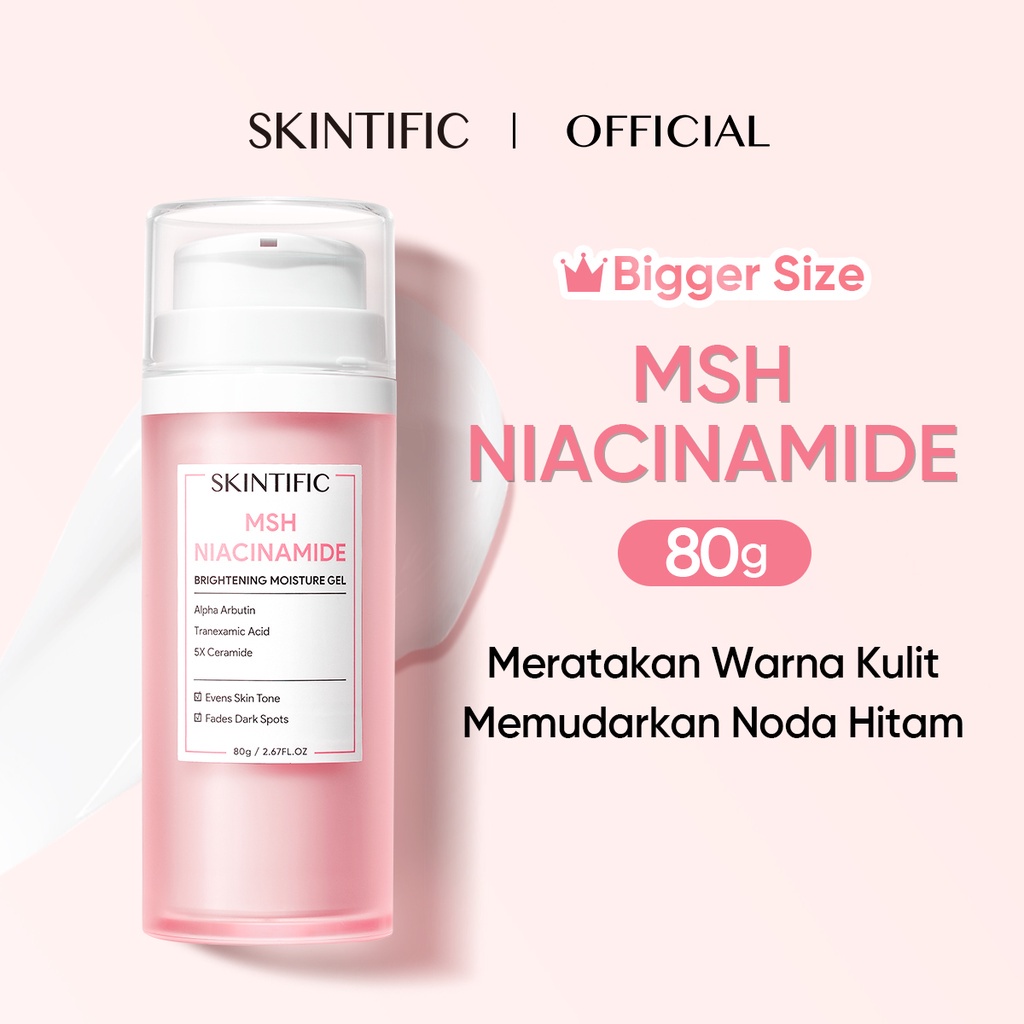 Jual Skintific Msh Niacinamide Brightening Moisture Gel 80g Shopee Indonesia