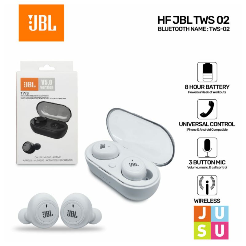 Hansfree bluetooth JBL TWS 05 headset bluetooth tws with mic support call sport waterproof earphone