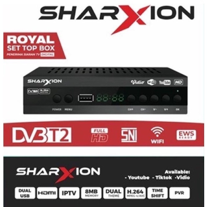 Jual Set Top Box Sharxion STB DV3 T2 Royal Shopee Indonesia