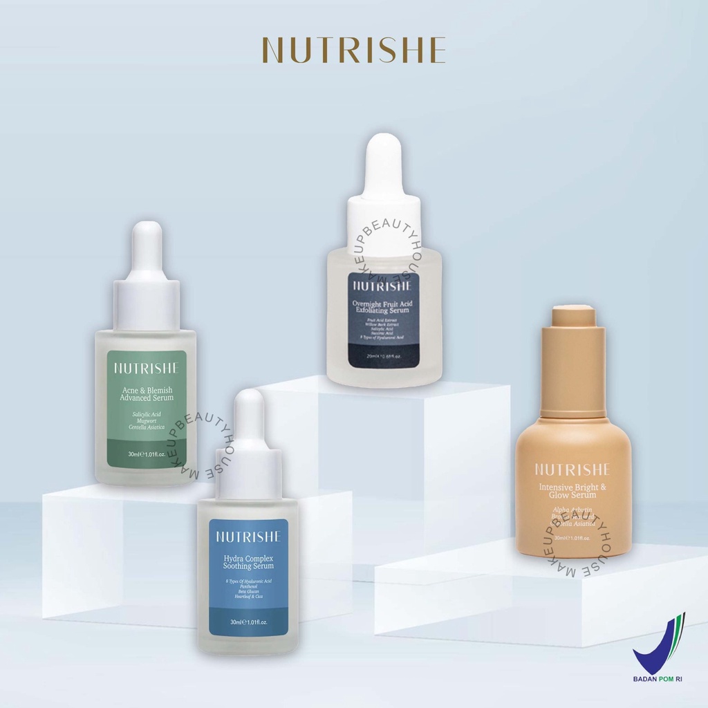 Jual Nutrishe Serum Series Intensive Bright Glow Acne Blemish