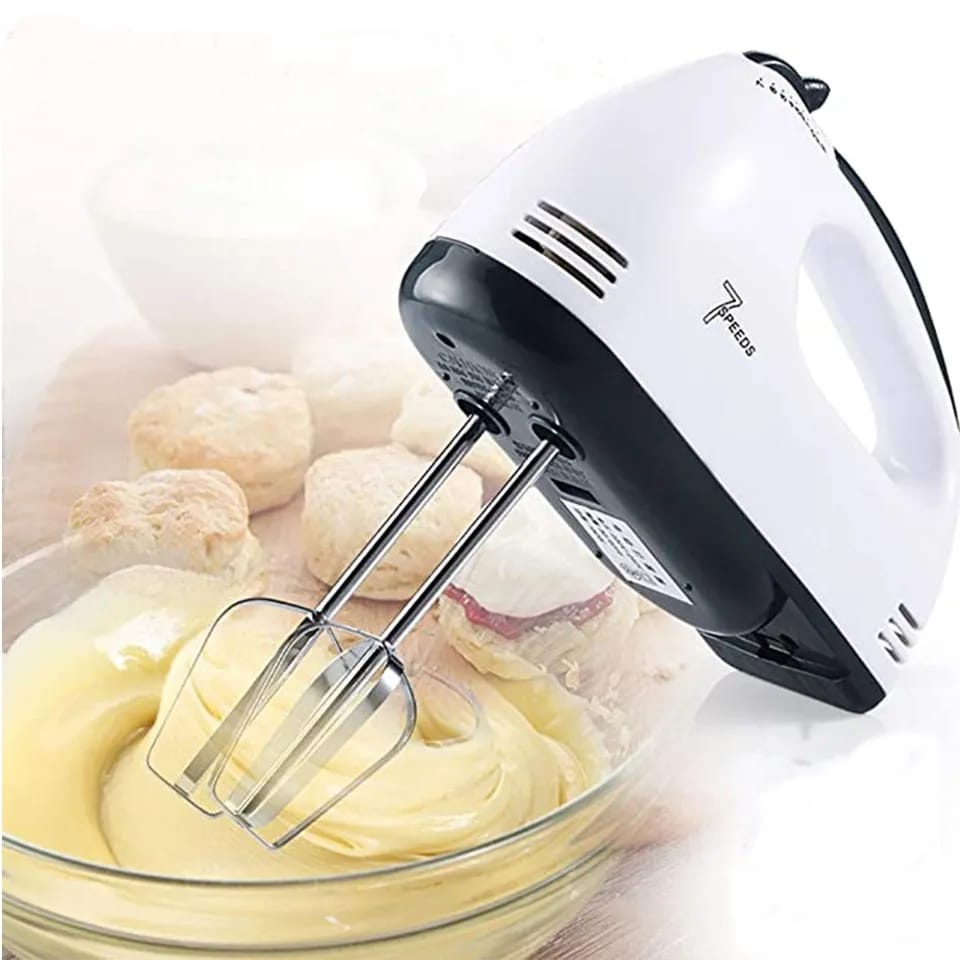 Jual Hand Mixer Elektrik Pengaduk Adonan Roti Kue 7 Speed 4pcs Alat