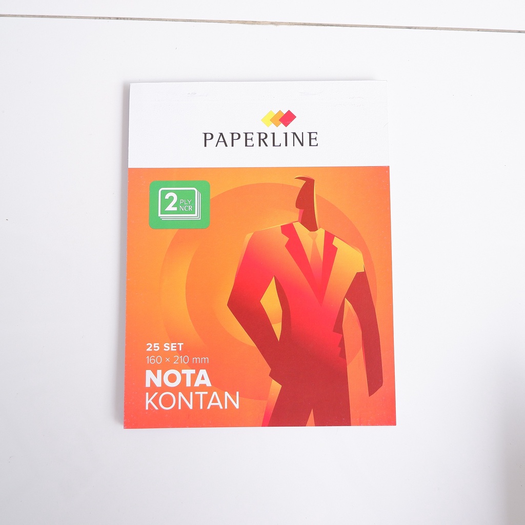 Jual 1 BUAH Nota Besar NCR 2 Ply Paperline Rangkap Dua Besar 16x21cm ...