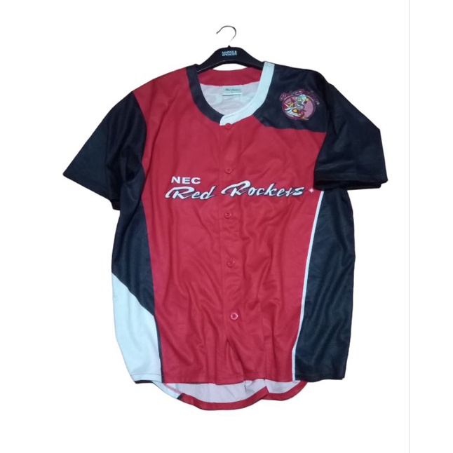 Jual Jersey baseball NEC Red Rockets | Shopee Indonesia