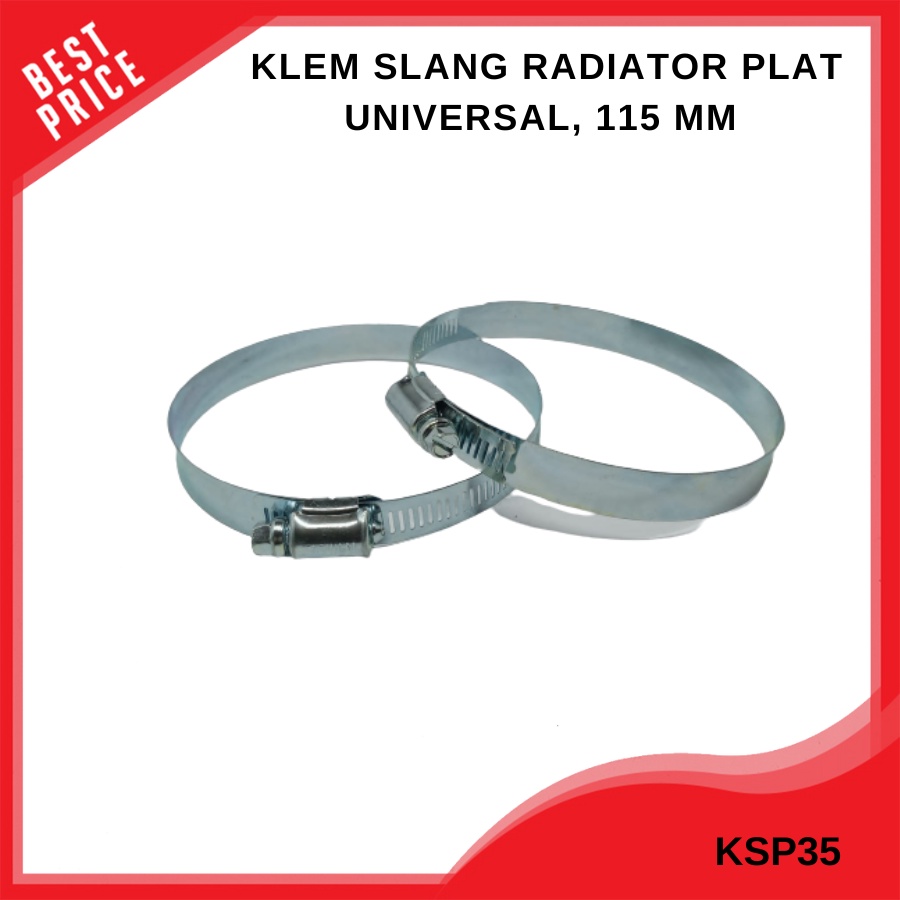 Jual Klem Selang Plat Hose Clamp Stainless Steel Besi ukuran 115 mm (4 ...