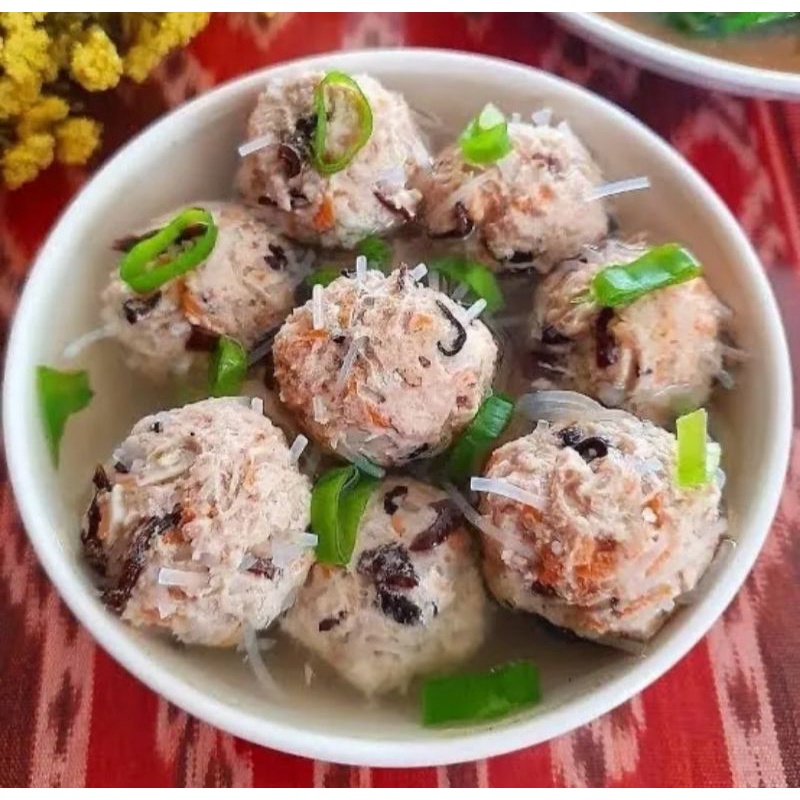 Jual Frozen Food Bakso Rambutan 10 Pcs/Frozen McBalls Bakso Rambutan ...