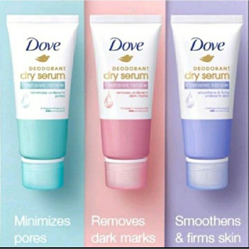 Jual Dove Deodorant Dry Serum Regenerate Care Collagen Vitamin B3 50ml Shopee Indonesia