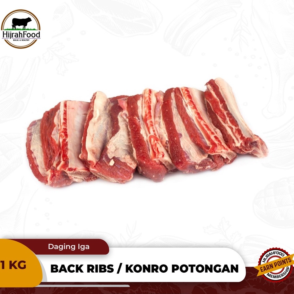 Jual Back Ribs / Konro / Daging Sapi Iga Konro Utuh / Potongan - Pilih ...