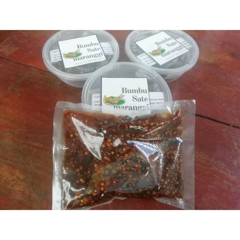 Jual BUMBU MARINASI SATE MARANGGI KHAS PURWAKARTA 150g Shopee Indonesia