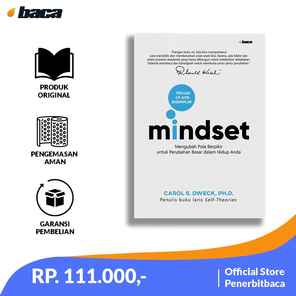 Jual Buku Mindset - Carol Dweck | Shopee Indonesia