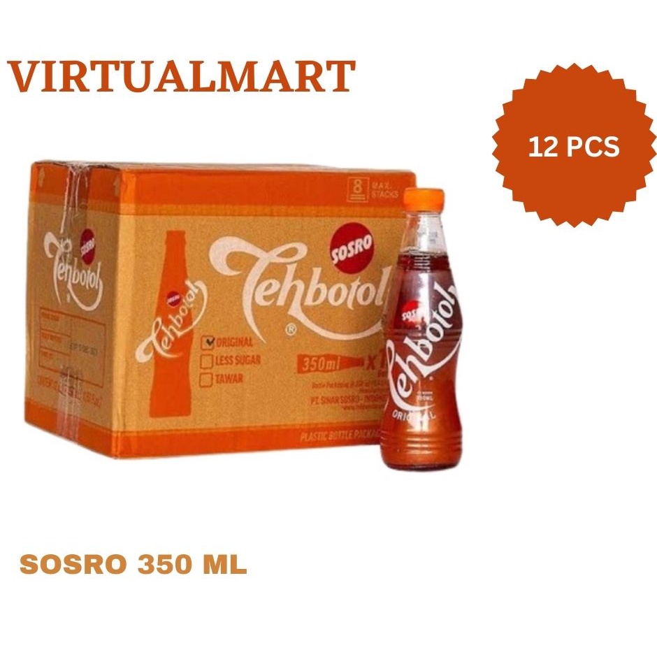 Jual Teh Botol Sosro 350 Ml Per Dus Isi 12 Botol Shopee Indonesia 6113