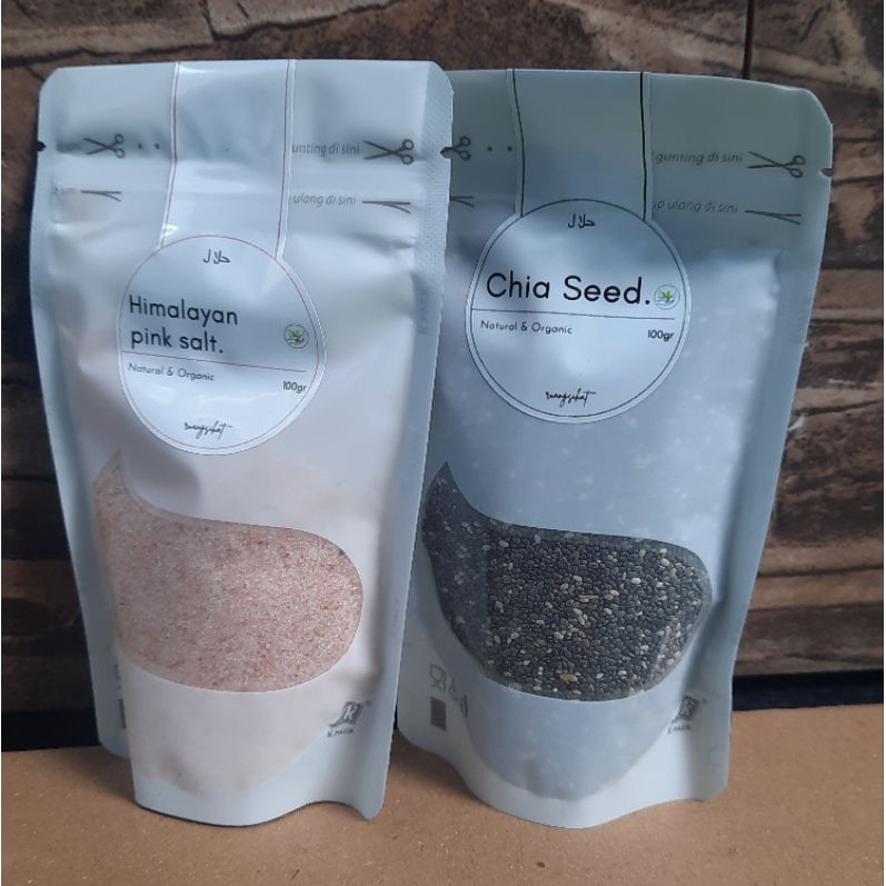 Jual Chia Seed Garam himalaya murah Shopee Indonesia
