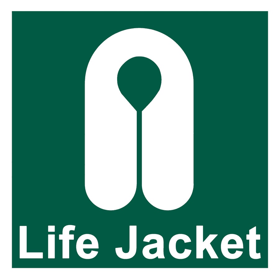 Jual Sticker Safety Sign Imo Perkapalan Life Jacket 15x15 Stiker