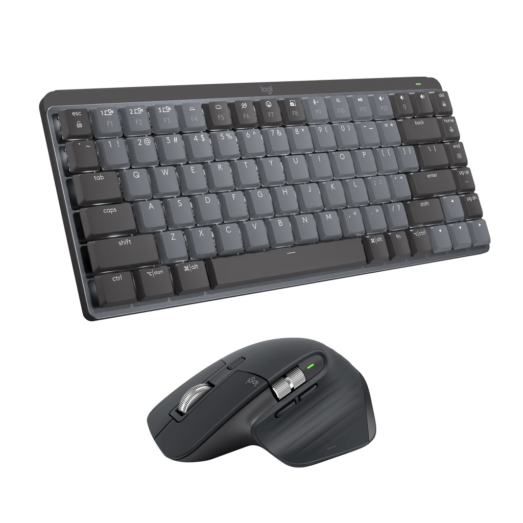 [BUNDLING] Logitech MX Mechanical Mini Tactile Keyboard Wireless Bluetooth Backlit & MX Master 3S Mouse (2)