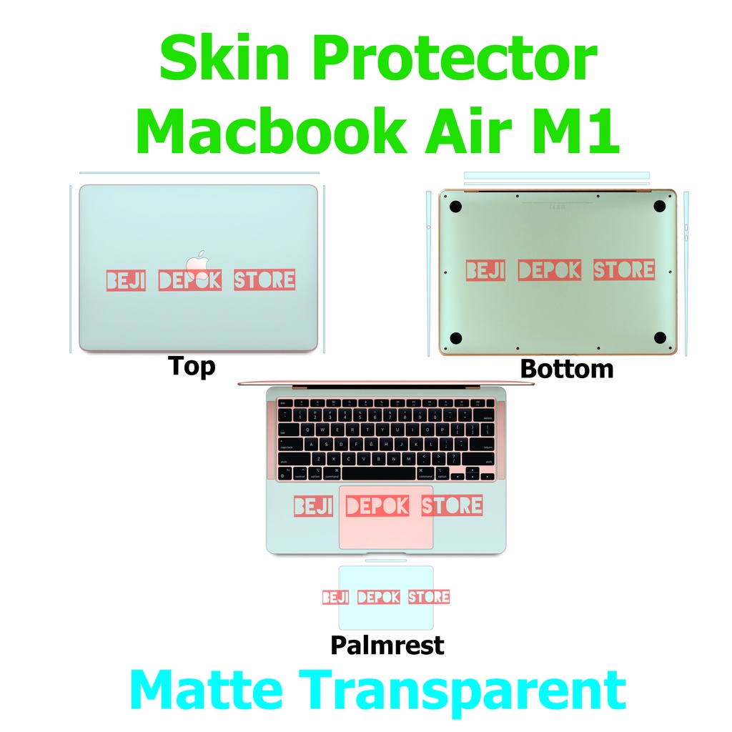 Jual Macguard Skin Protector Macbook Air M1 Macbook Shield Cover ...