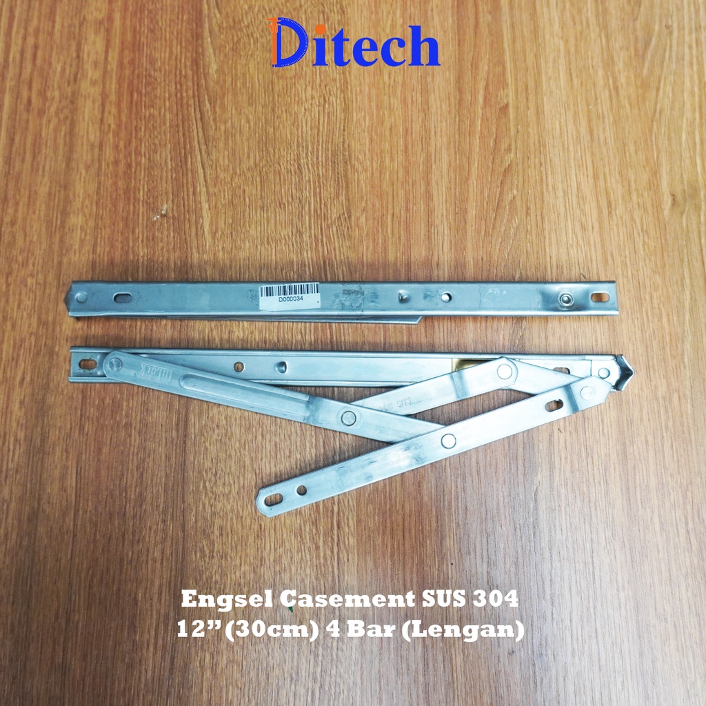 Jual Engsel Jendela Casement 12 Inch 4 Bar [SET] Stainless Steel SUS ...