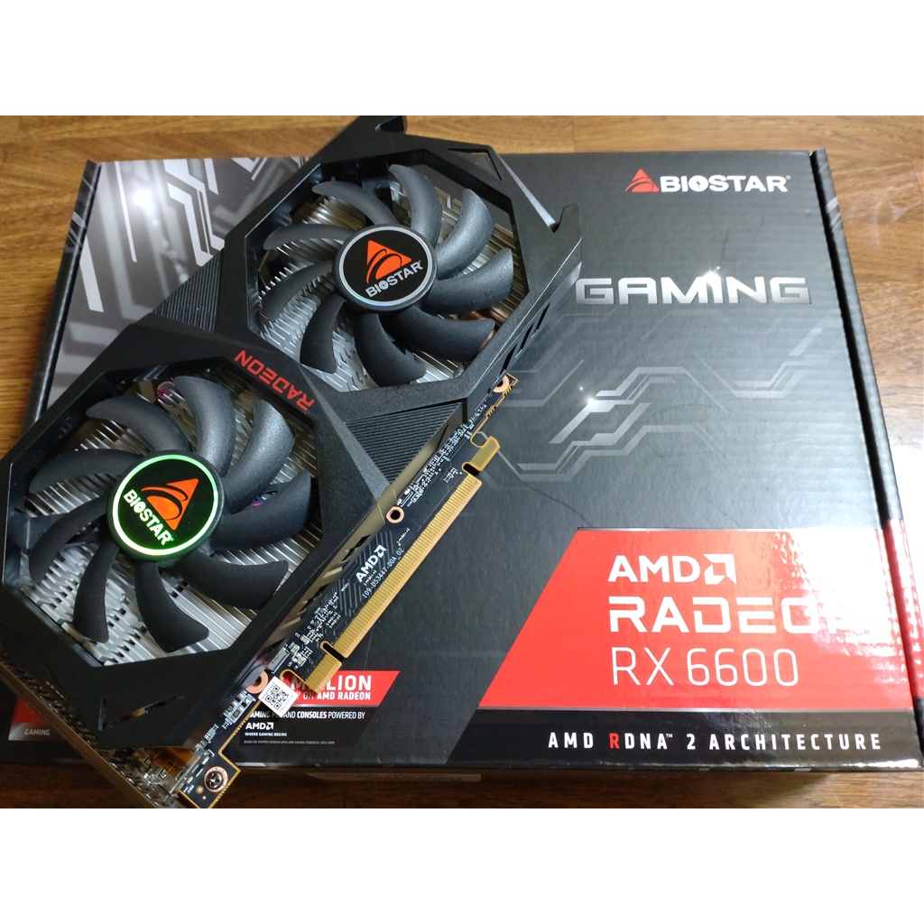 Jual VGA Biostar AMD Radeon RX 6600 8GB DDR6 128-bit RX6600 Original ...