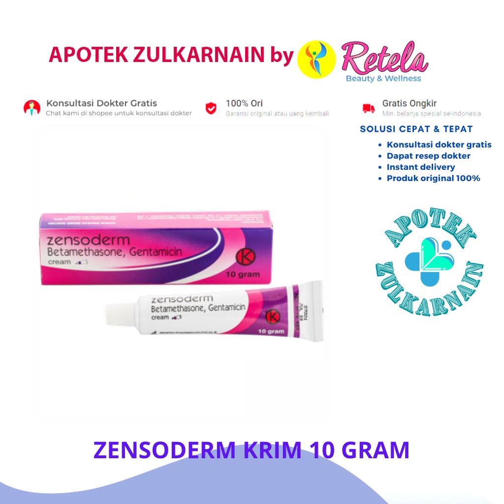 Jual Zensoderm Cream 5Gr | Shopee Indonesia