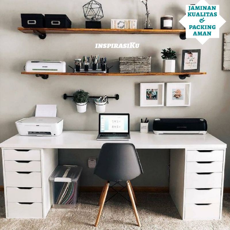 Jual meja kerja minimalis meja kantor meja gaming MK16 | Shopee Indonesia