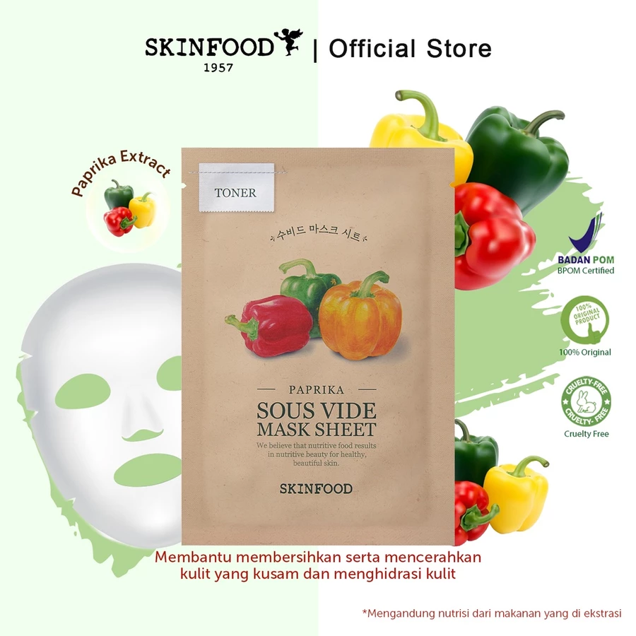 Paprika Sous Vide Mask Sheet